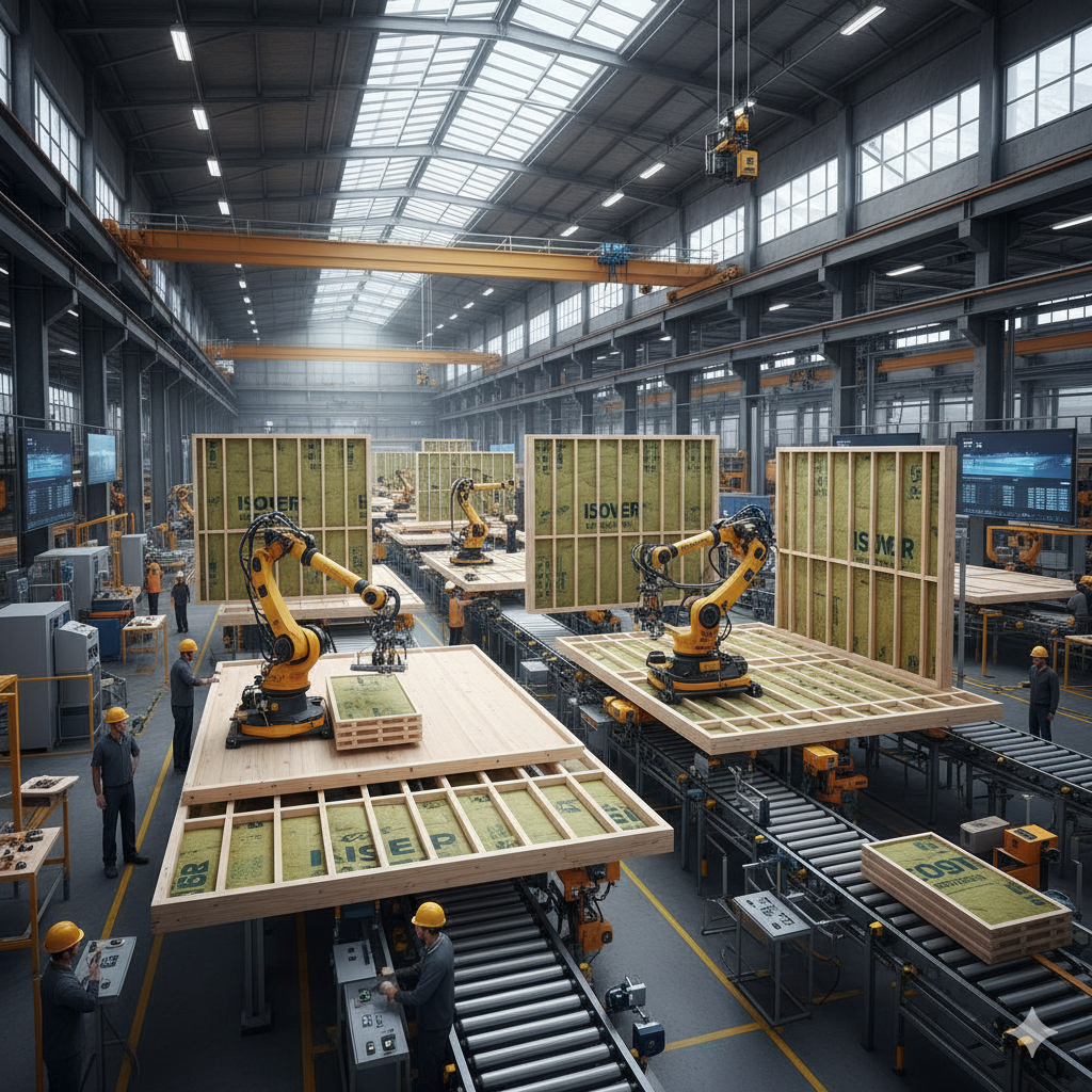 Prefab houtskeletbouw hsb leverancier fabriek dak daken kap